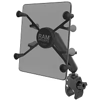 RAM-B-400-C-UN8U крепление RAM X-Grip для 7"-8" планшетов, струбцина малая, шары 25 мм (1")