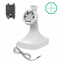 Док-станция GDS® Uni-Conn™ Powered Tilt & Swivel с PoE - серая (RAM-GDS-DOCK-D14-U3E-GRY)