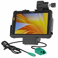Крепление с замком RAM Tough-Dock Power + Dual USB для планшета Zebra ET4x 8 дюймов (RAM-HOL-ZE20PD2KLU)