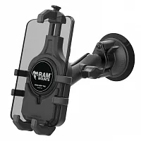 Крепление для телефона RAM® Quick-Grip™ Pro с присоской Twist-Lock™ — среднее RAM-B-166-PD5U