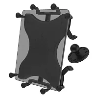 Крепление RAM X-GRIP для 9"-10" планшетов и др. с шаром N-Star 25 мм (1") с круглым основанием (NS-BRB-UN9U)