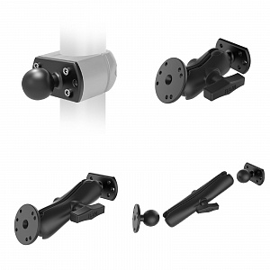 Крепления RAM® для Crown Work Assist® с шарами 38 и 57 мм ("C" и "D")