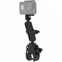 RAP-B-400-GOP1U крепление RAM камер GoPro на трубу или плоскую поверхность, струбцина, муфта 95 мм