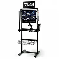 Напольная стойка RAM® с корзинами RAM-DISPLAY-MODULAR1-GENERIC