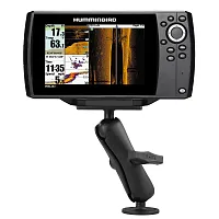 RAM-202-24-202U крепление RAM Drill-Down для Humminbird Helix 7 и др. муфта 140 мм площадка 5х10 см (2"х4")