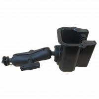 Крепление RAM Power-Grip для штрих сканеров. Муфта 140 мм Т-паз шар 38 мм. Внутренние размеры стакана 88x55x125 мм (RAM-396-354-TRA1U)