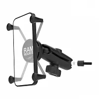 Большое крепление для телефона RAM X-Grip с ручкой и основанием на болте M6 (RAM-B-186-M6-UN10U)