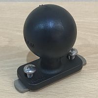 RAM-202U-12-WCT универсальная площадка RAM 25х51 мм (1х2) шар 38 мм (1,5") + крепления в Т-паз